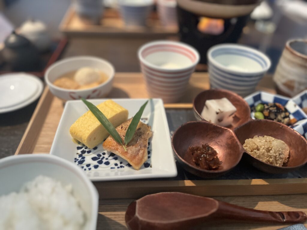 界タビ20sで予約した「界アンジン」の朝食